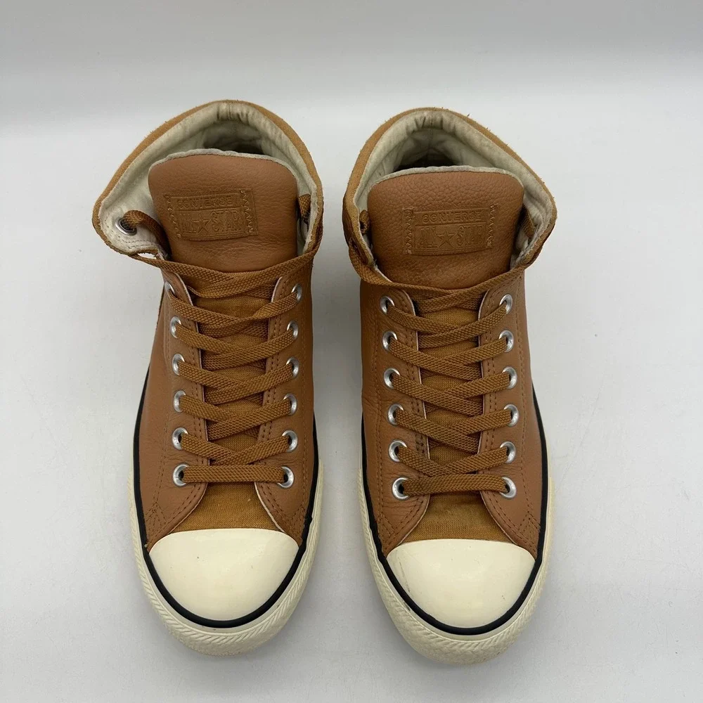 Converse 157471C Mens 9 Shoes Tan Chuck Taylor All Star High Street Mid Leather - Picture 5 of 10